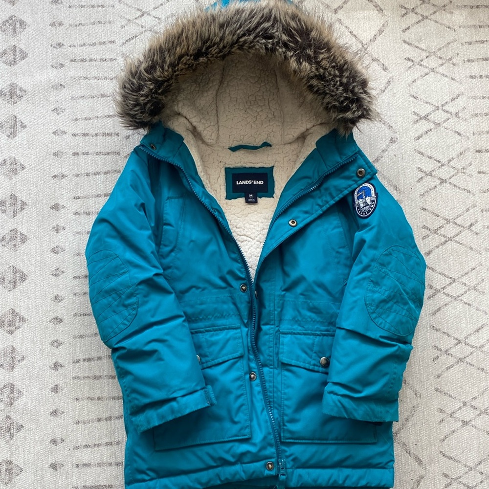 Kids Expedition Waterproof Winter Down Parka Lands’ End M ( 5-6)